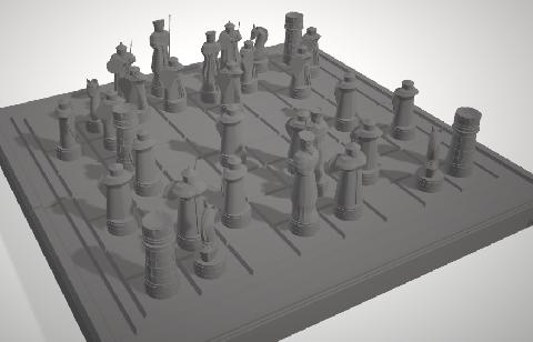Модель шахматной доски
